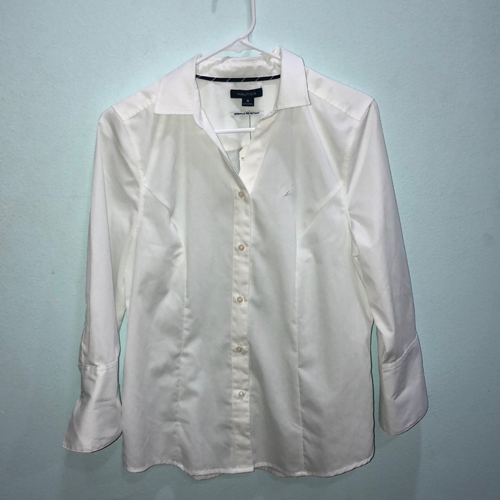Náutica White Dressy Shirt